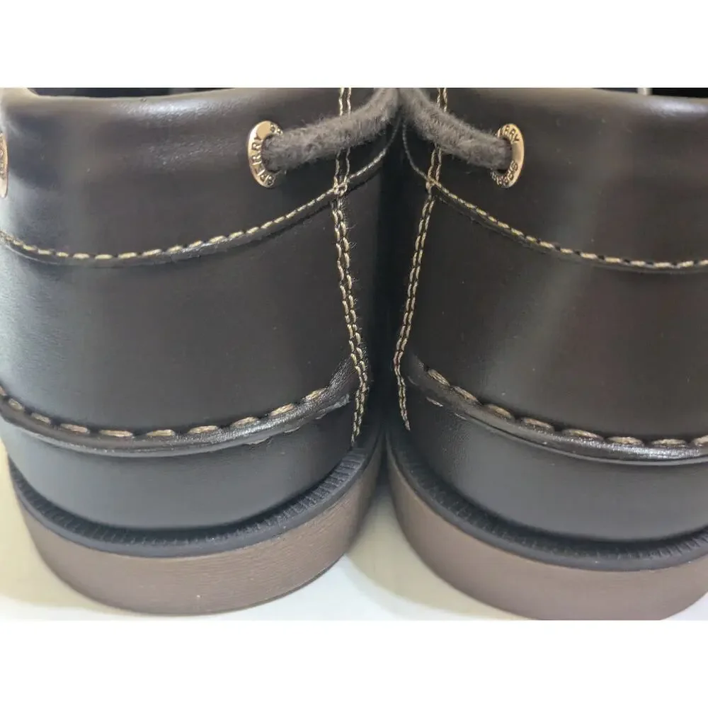 Sperry Top Sider Original Boat Shoes 11 1/2 11.5 F Leather Lace Up Casco Casual
